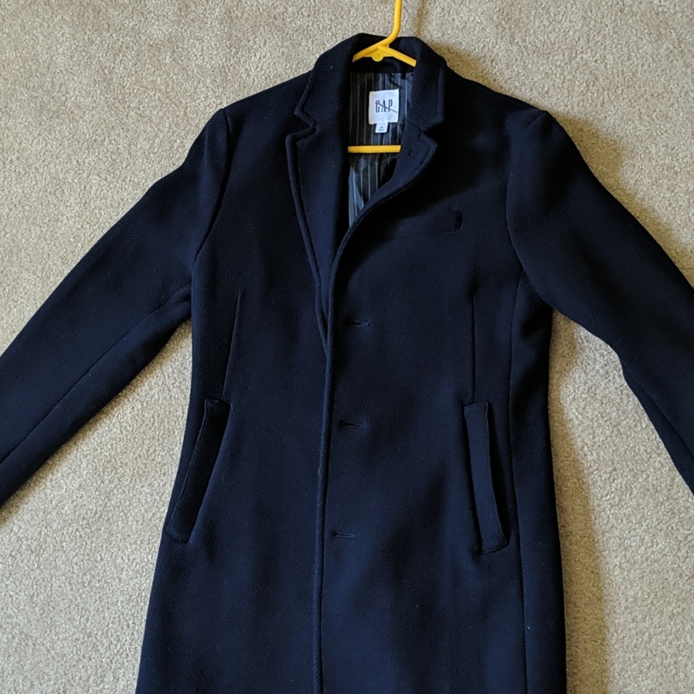 Gap Navy Overcoat (Peacoat)